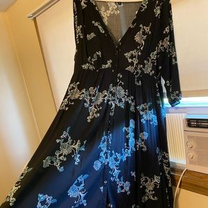 Torrid hi-low dress 3/4 sleeve size 2